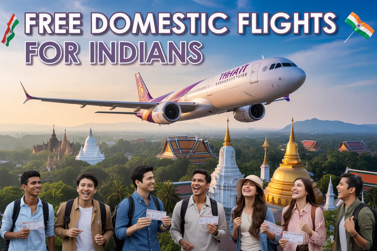 Thailand is offering Free Domestic Flight Tickets